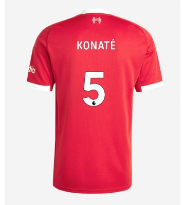 Liverpool Ibrahima Konate #5 Hjemmebanetrøje 2025-26 Kortærmet